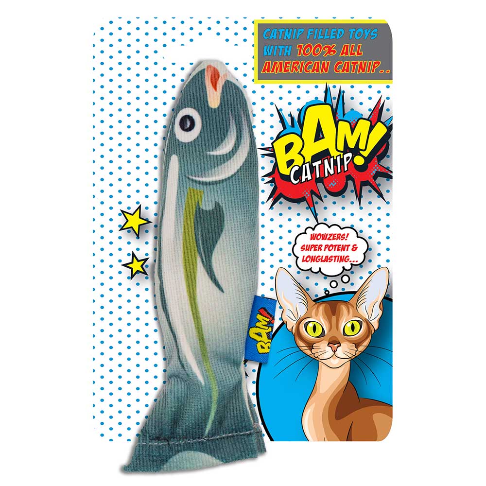 BAM! Fish Catnip Cat Toy