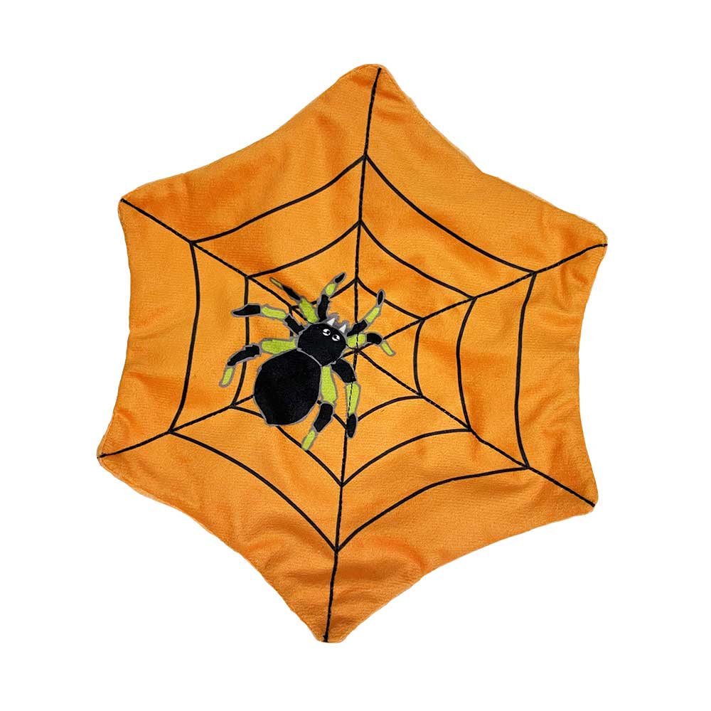 Halloween Crinkle Spider Web Dog Toy