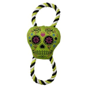 Halloween Rope Skull Dog Toy