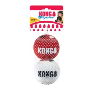 KONG Signature Large Sports Ball, 2 Pack