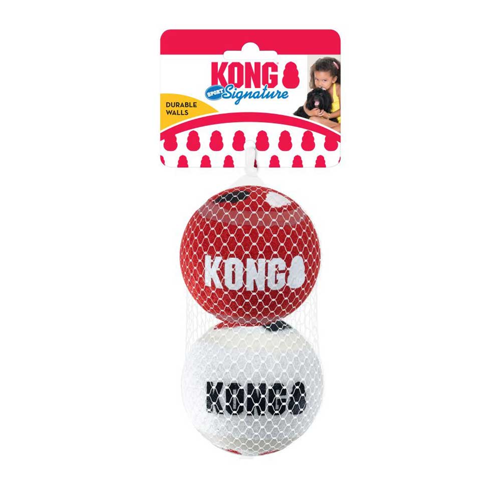 KONG Signature Sport Ball, 2 Pack Large