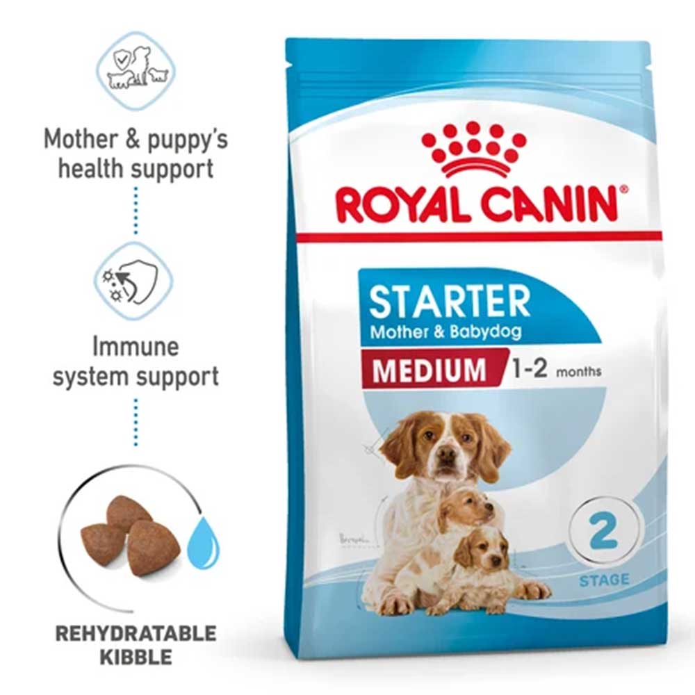 ROYAL CANIN Medium Starter Mother & Baby Dog, 15kg