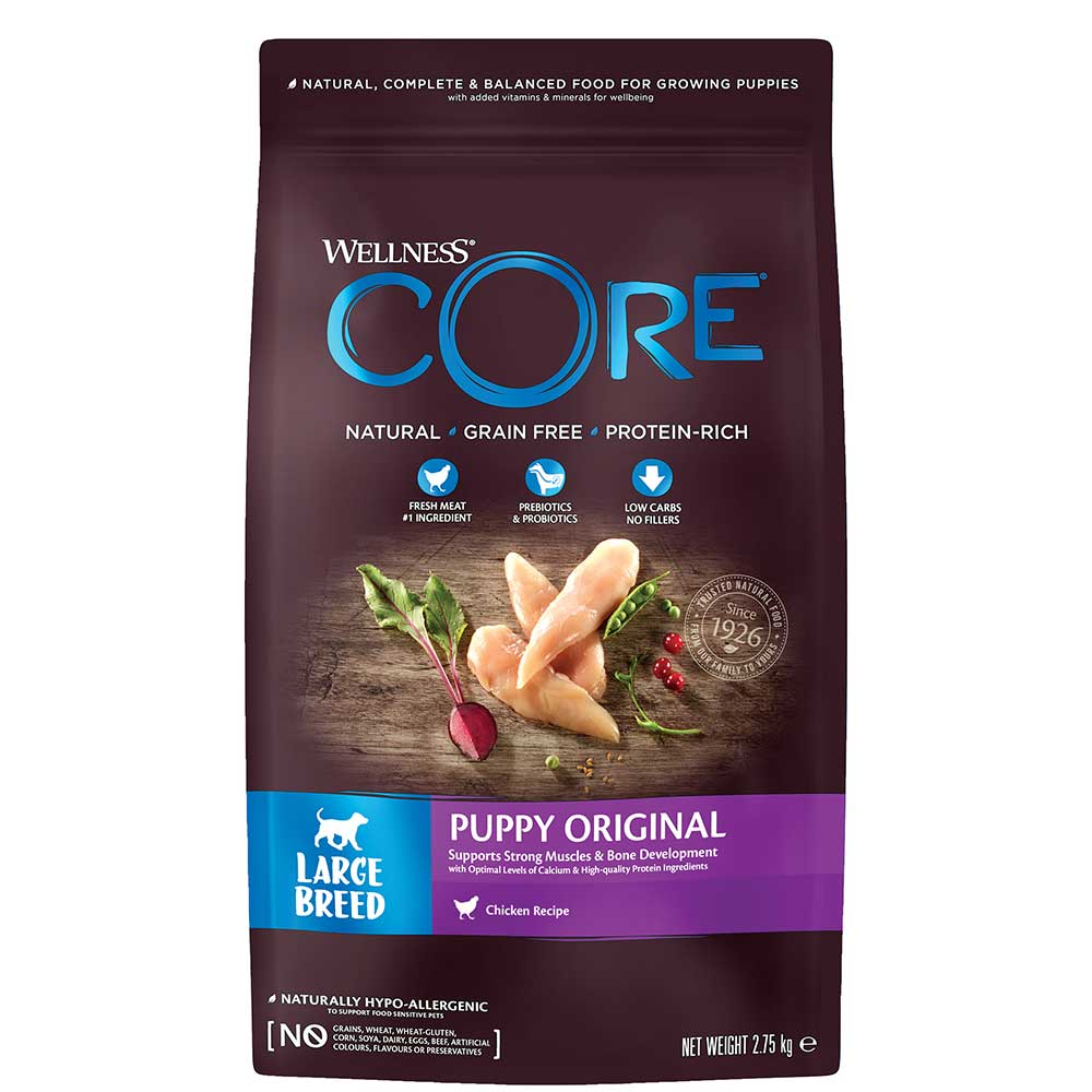 WELLNESS CORE Large Breed Puppy Food, 2.75kg