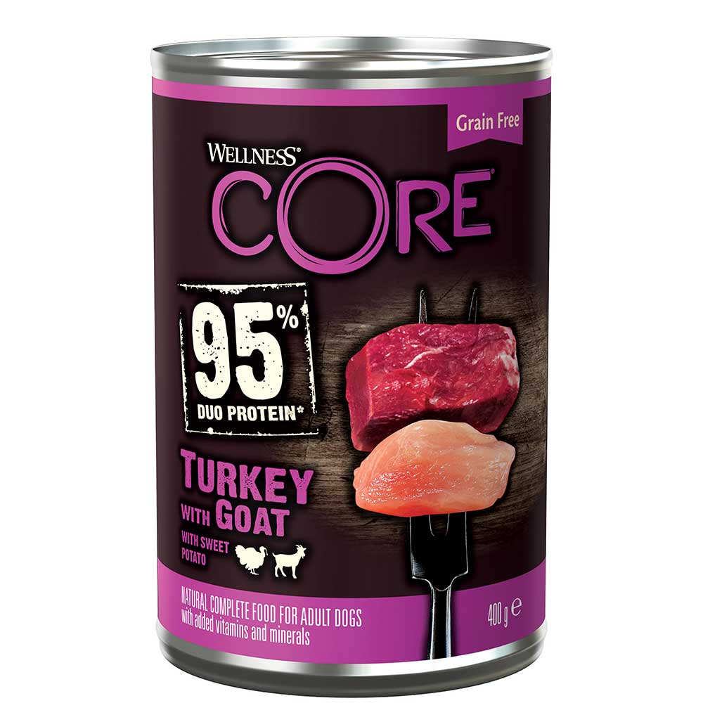 WELLNESS CORE Dog Turkey & Goat Can, 400g