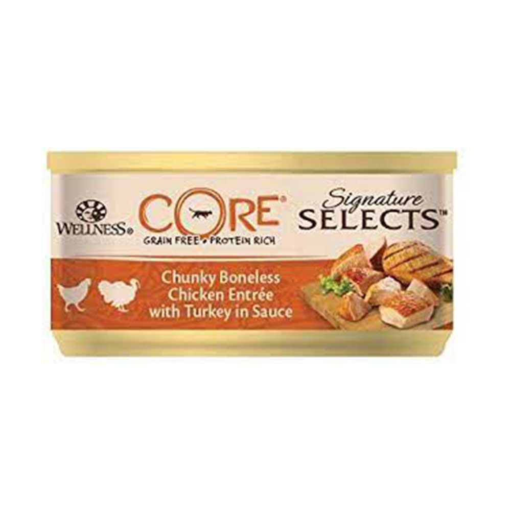 WELLNESS CORE Chunky Chicken & Turkey Cat Food, 79g