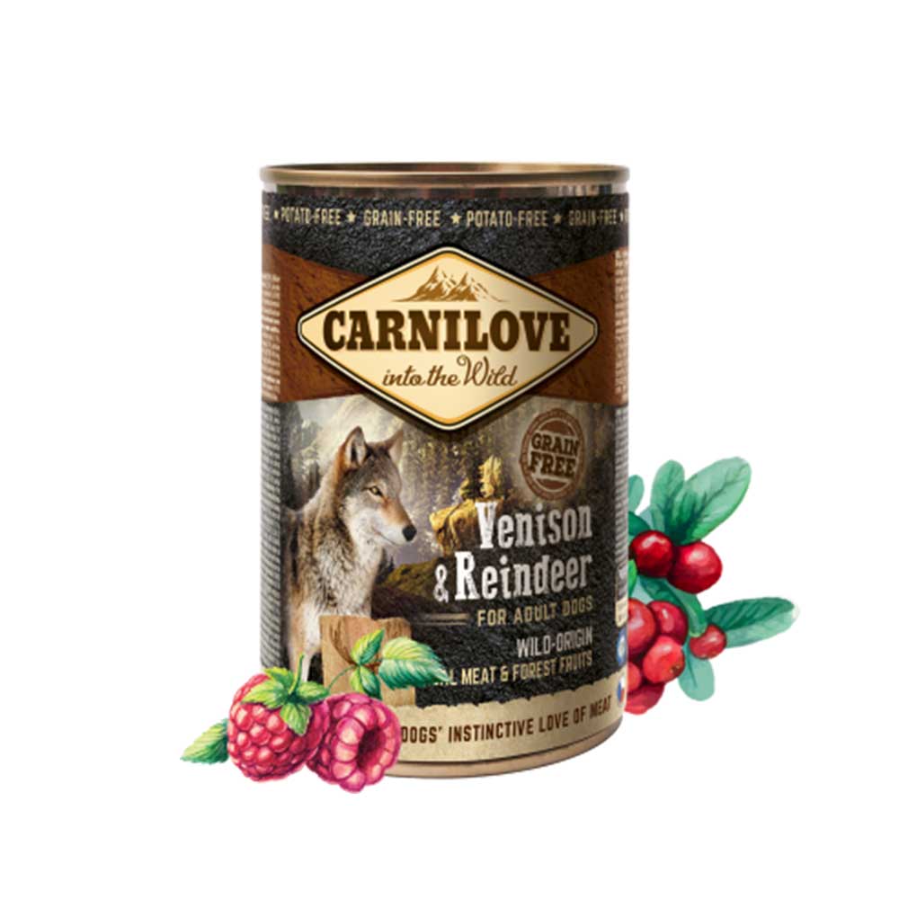CARNILOVE Wild Meat Dog Can, Venison & Reindeer