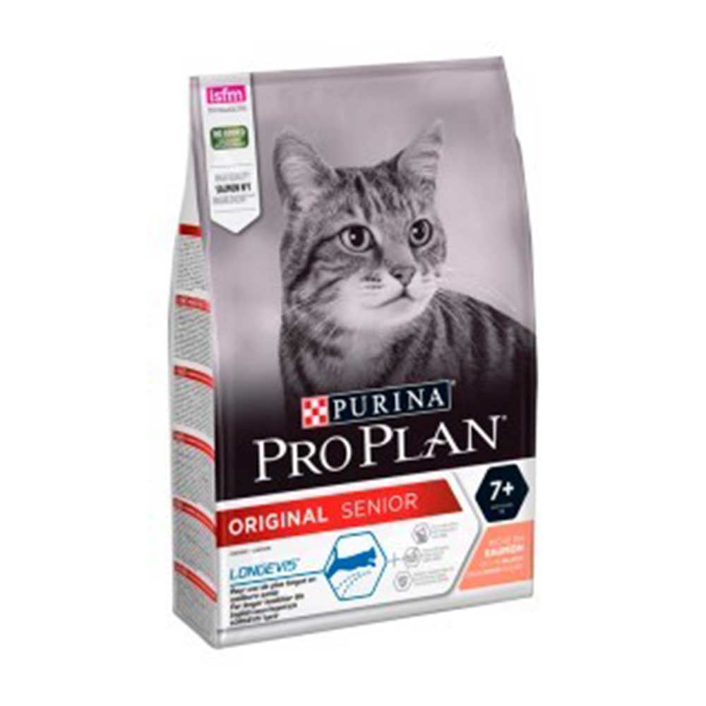 PRO PLAN Longevis Senior 7+ Dry Cat Food Salmon, 3kg