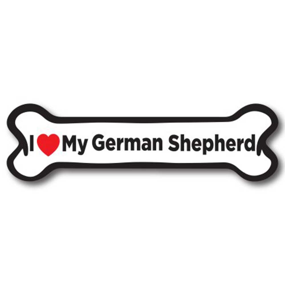I Love My German Shepherd Magnet