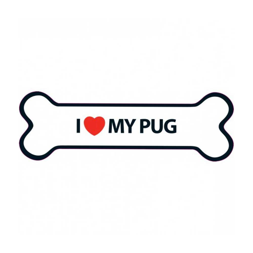 I Love My Pug Magnet