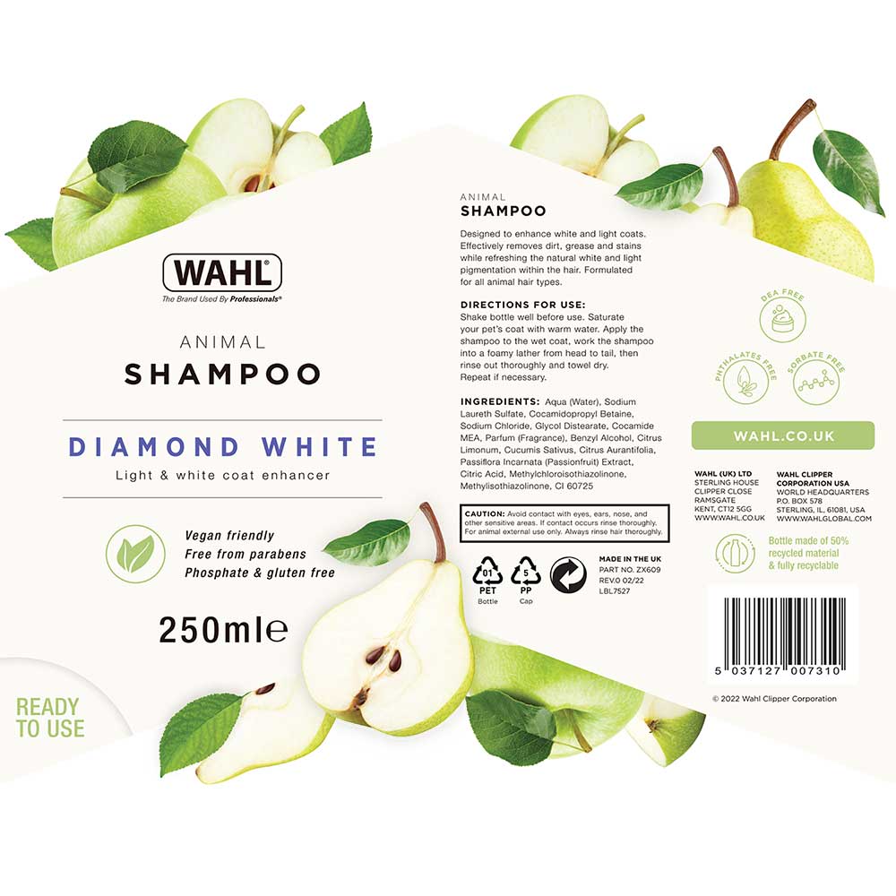 WAHL Diamond White Shampoo, 250ml
