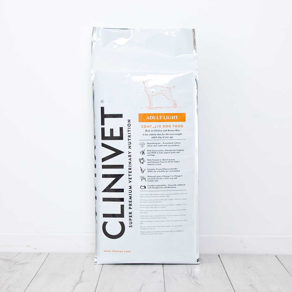 CLINIVET Light Dog Food, 12kg