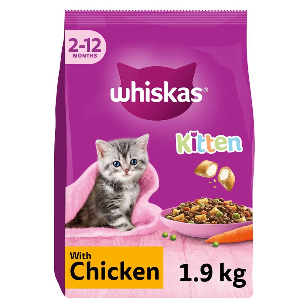 WHISKAS Complete Kitten Food, 1.9kg