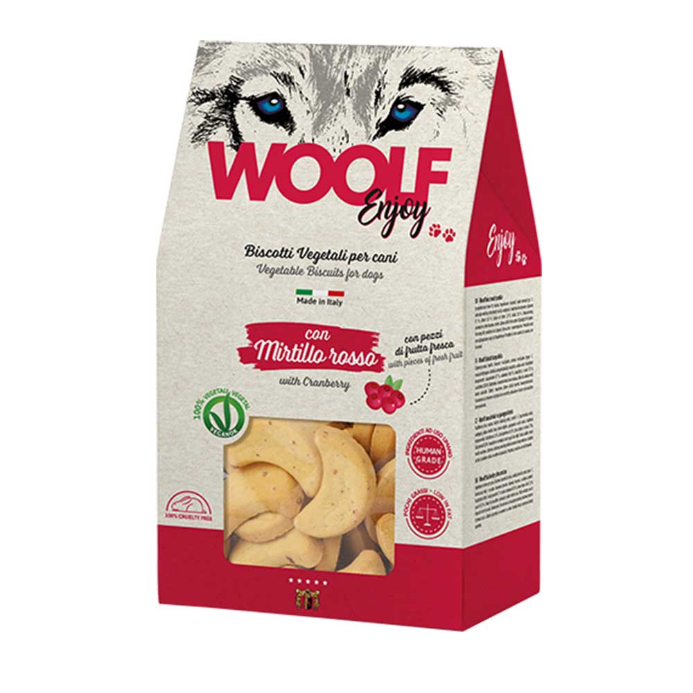 WOOLF Biscuits with Cranberries, 400g