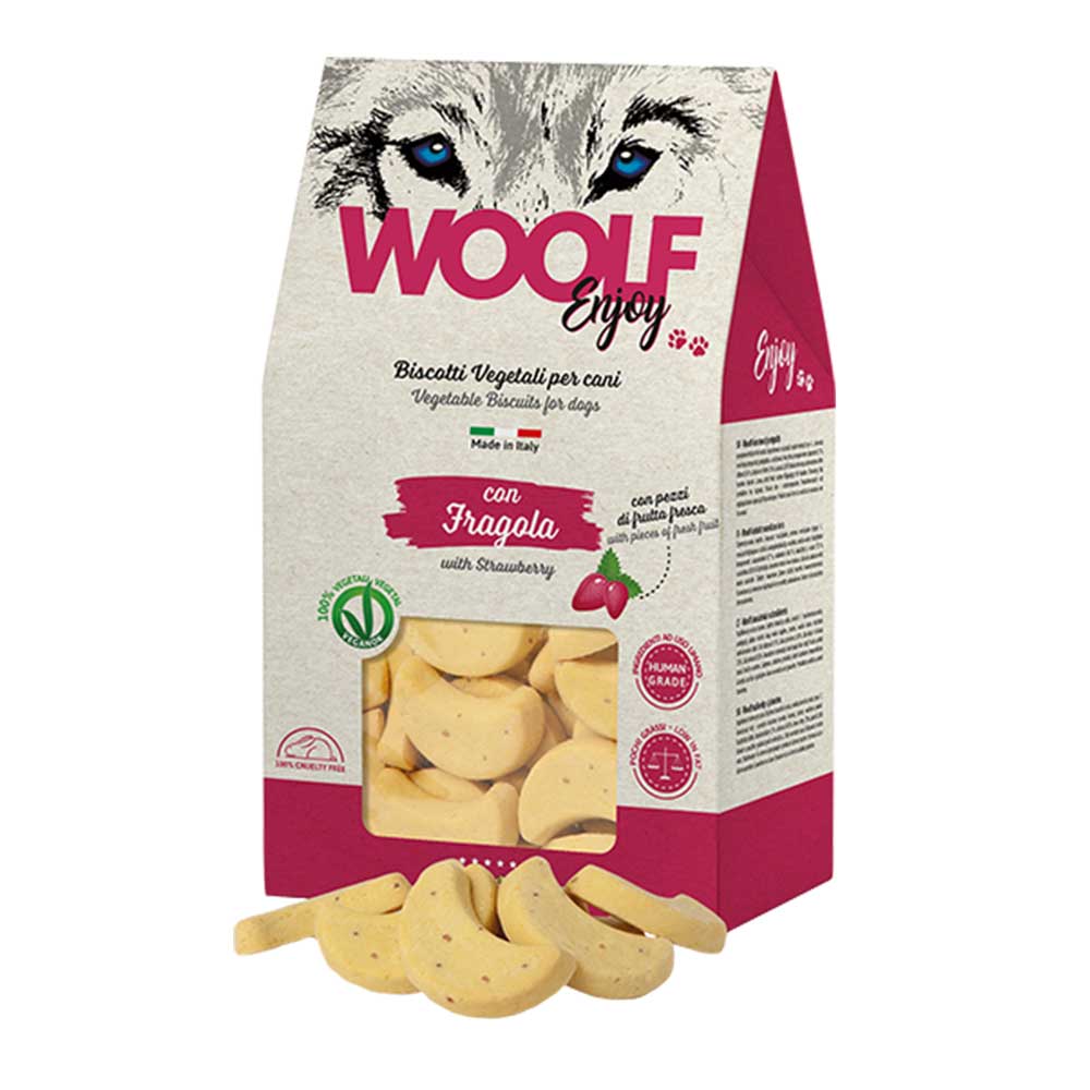 WOOLF Biscuits with Strawberry, 400g