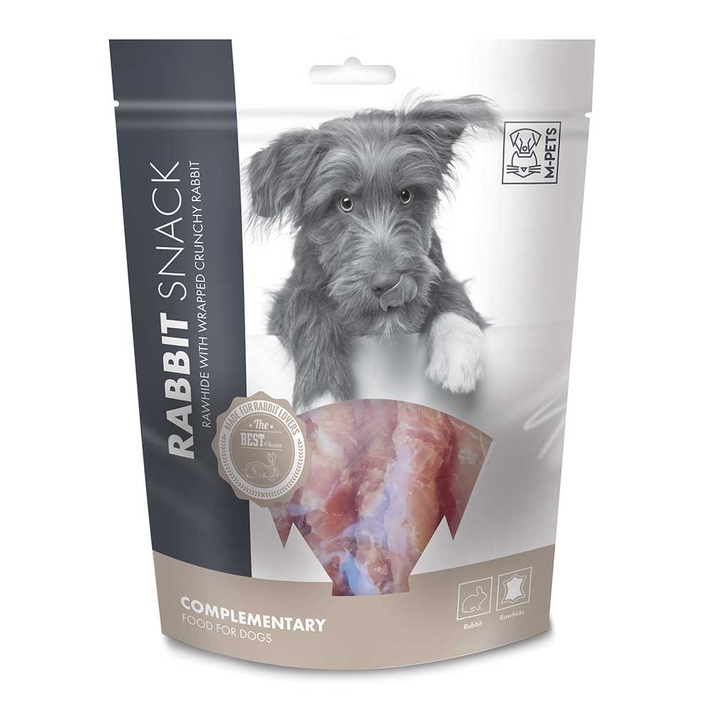 M-PETS Crunchy Rawhide with Rabbit Snack for Dogs