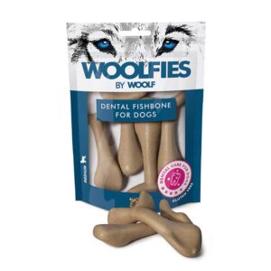 WOOLFIES Medium Dental Fishbone for Dogs
