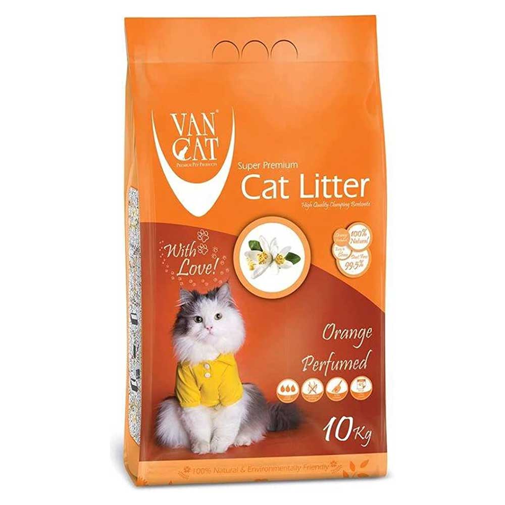 VAN CAT Orange Clumping Litter, 10kg