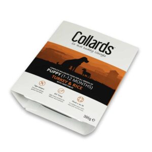 COLLARDS Puppy Turkey, Rice & Vegetables, 395g