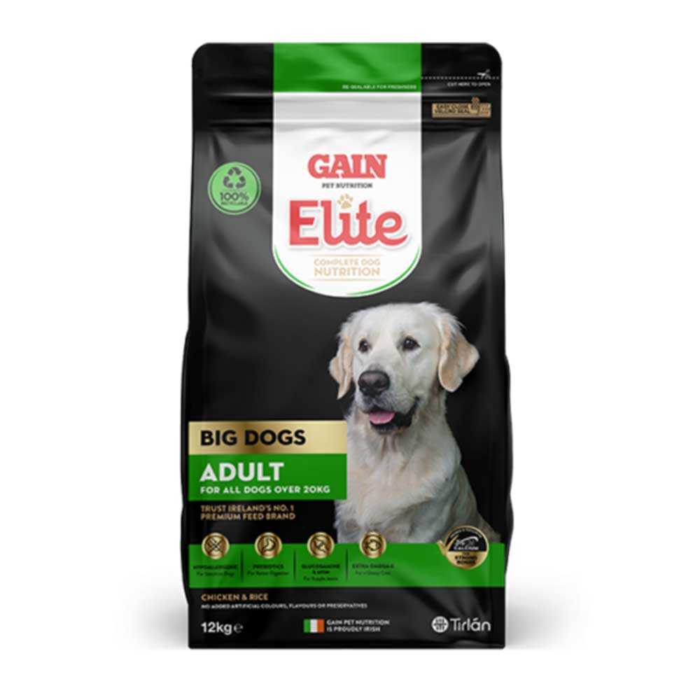 GAIN ELITE Big Dogs Adult Dog Food, 12kg