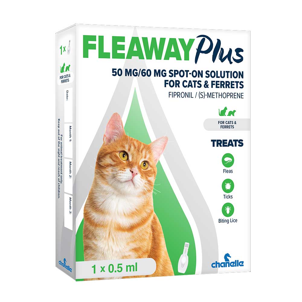 Fleaway Plus Flea & Tick Treatment For Cats