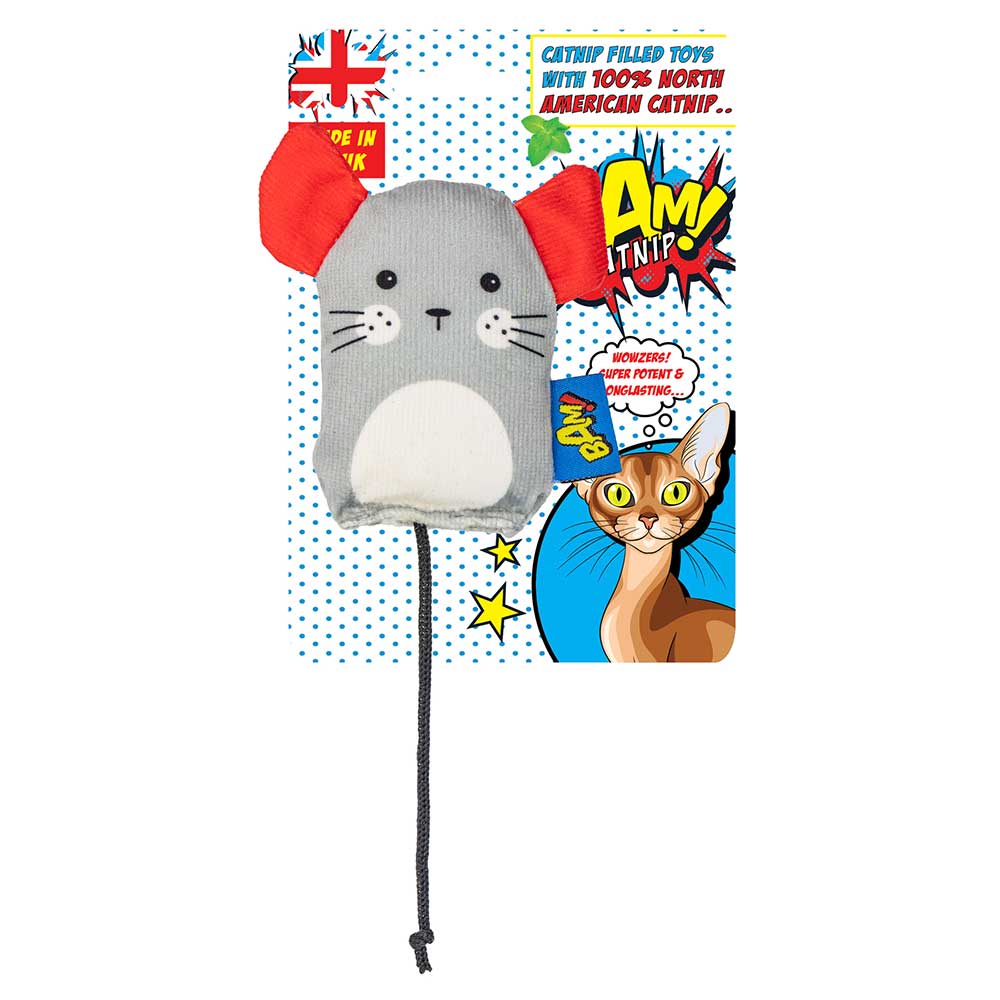 BAM! 100% American Catnip Filled Mouse