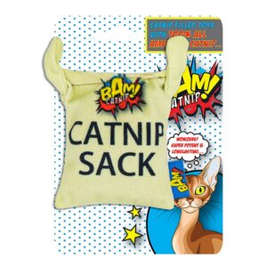 BAM! 100% American Catnip Filled Sack Cat Toy