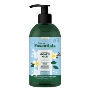 TROPICLEAN Essentials Hypoallergenic Goat's Milk Pet Shampoo