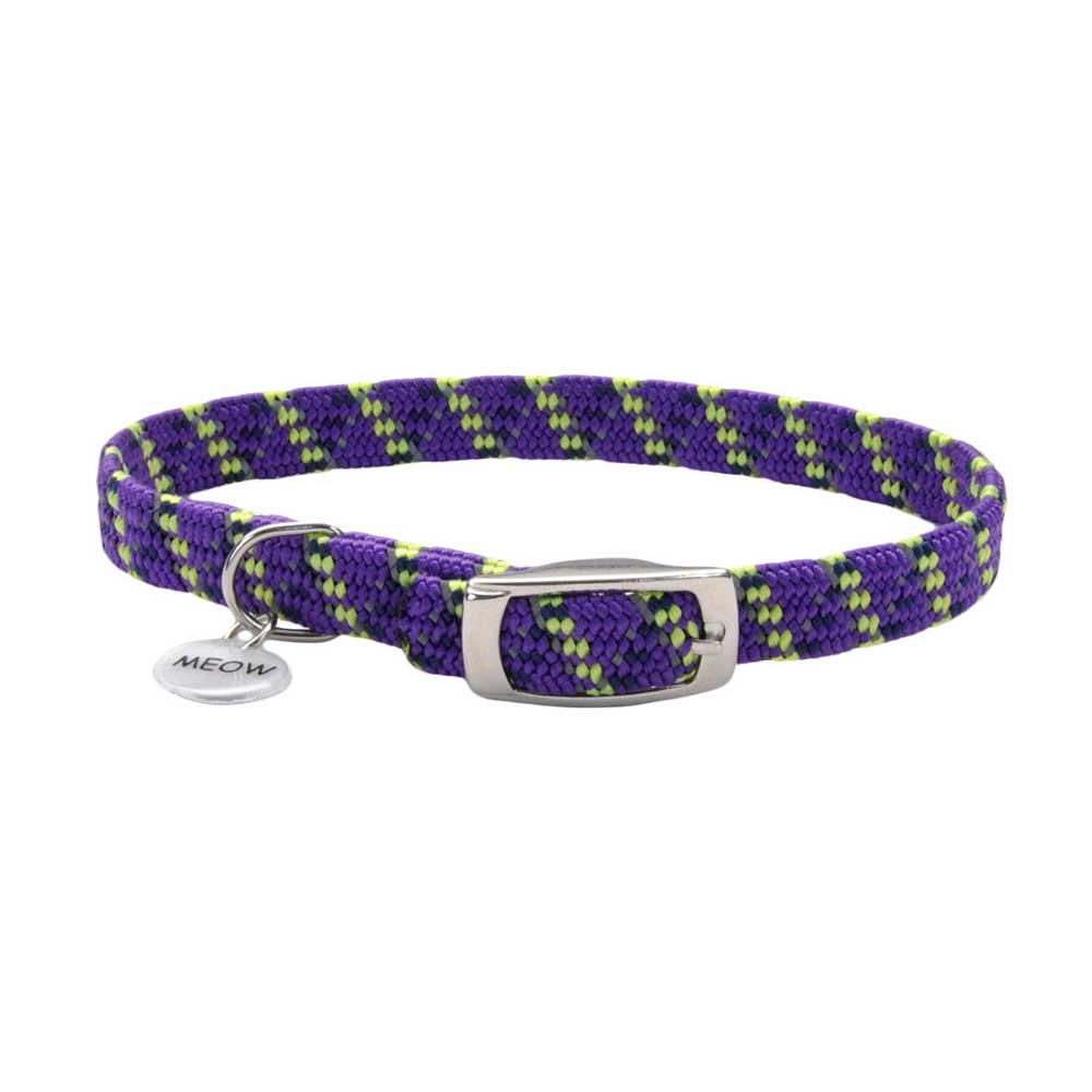 Elastacat Safety Stretch Cat Collar, Purple