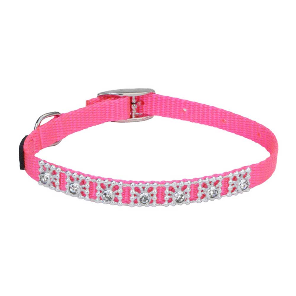 LI’L PALS Jeweled Nylon Dog Collar, X-Small