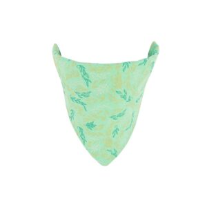 ACCENT Over-The-Collar Dog Bandana, Green Leaves