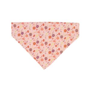 ACCENT Over-The-Collar Dog Bandana, Pink Flowers