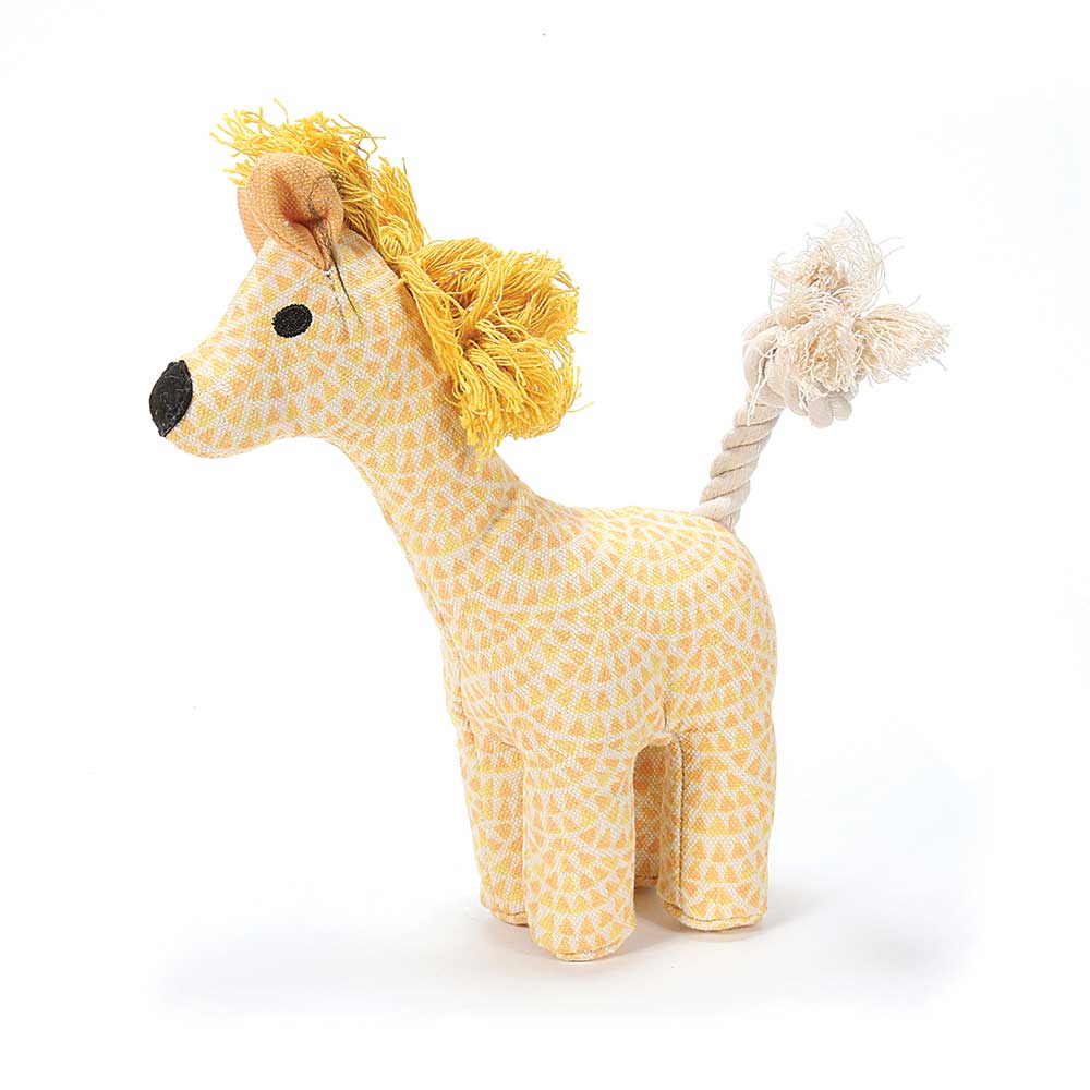 BUSTER & BEAU Boutique Giraffe Dog Toy
