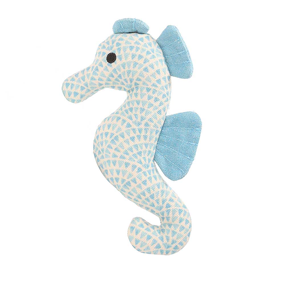 BUSTER & BEAU Boutique Seahorse Dog Toy