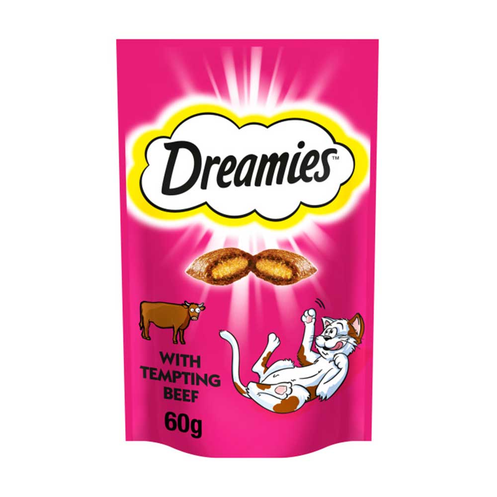 Dreamies Cat Treats With Beef, 60g