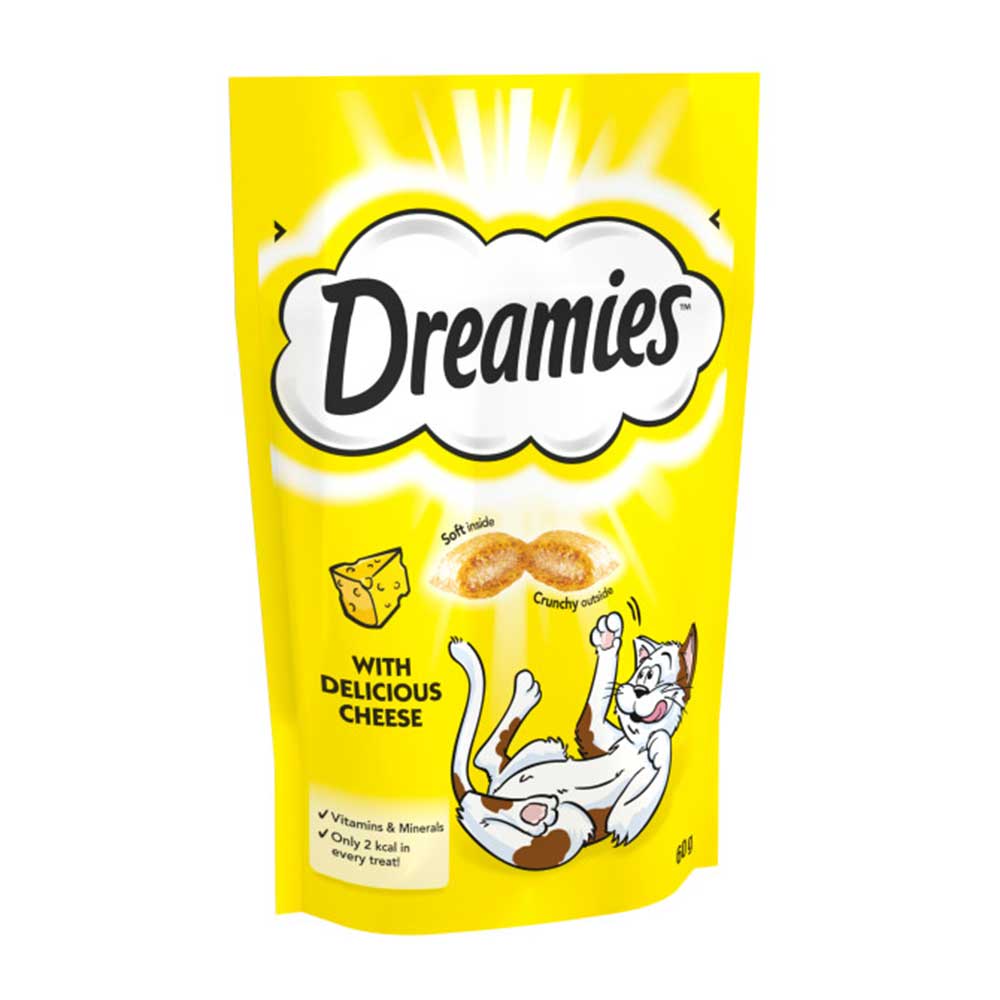 Dreamies Cat Treats With Cheese, 60g