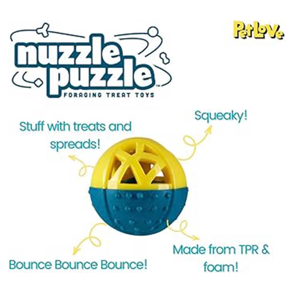 NUZZLE PUZZLE Foraging Treat Ball