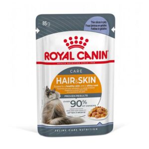 ROYAL CANIN Hair & Skin Jelly Pouch, 85g
