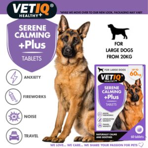 VetIQ Serene Calming +Plus Tablets, 60 Pack