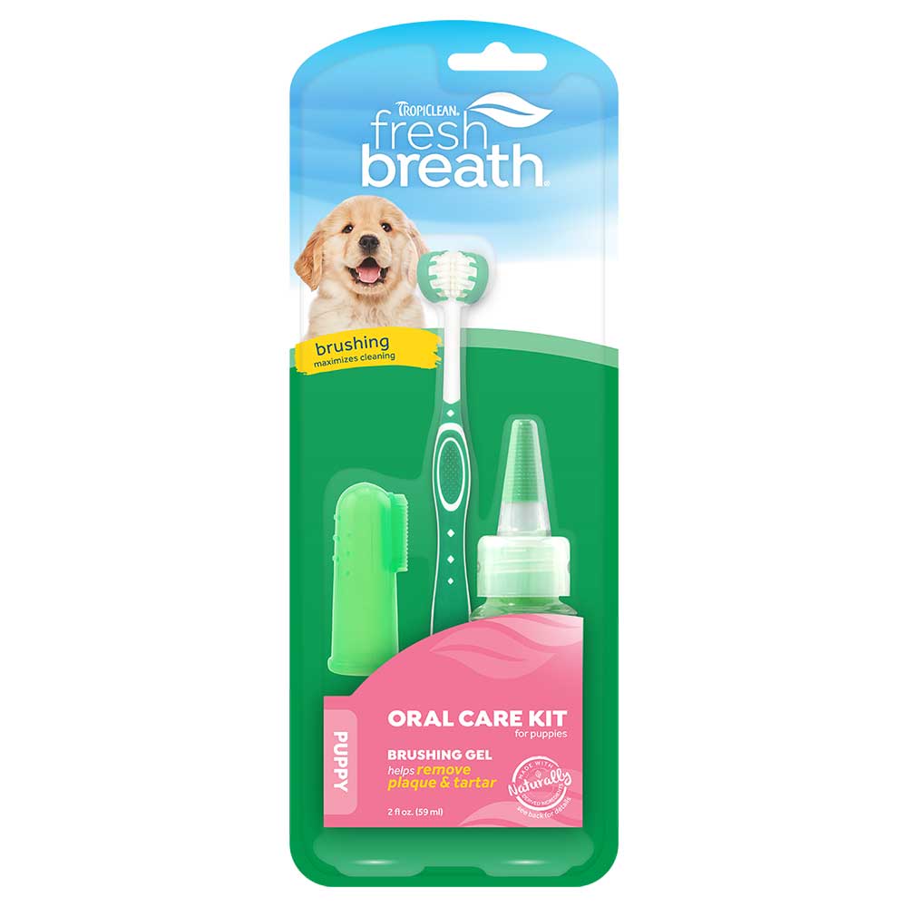 Fresh Breath By Tropiclean Puppy Oral Care Kit