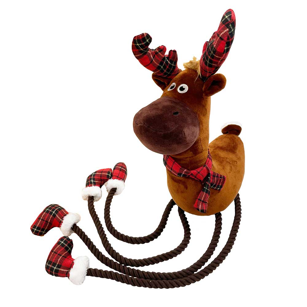 Happy Pet Leggy Reindeer dog Toy