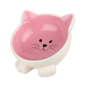 HAPPY PET Orb Cat Bowl, Pink
