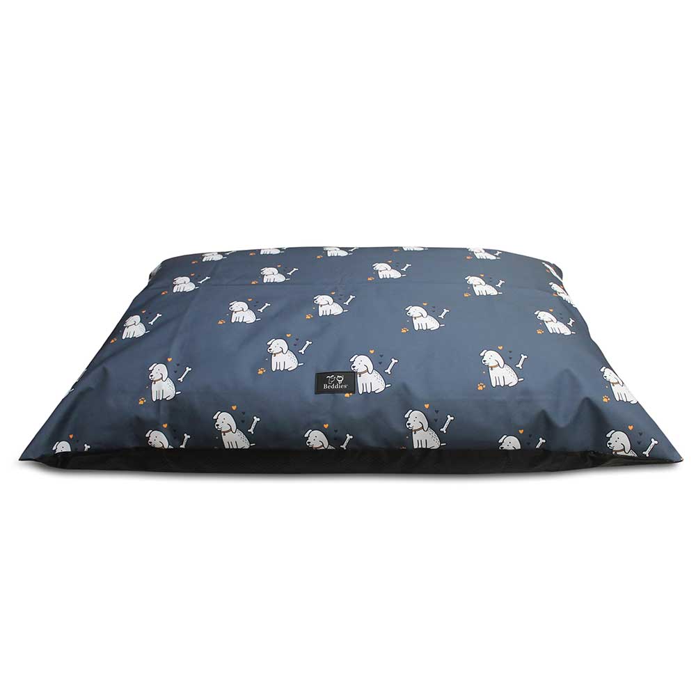 Beddies Waterproof Dog Print Cushion, Large