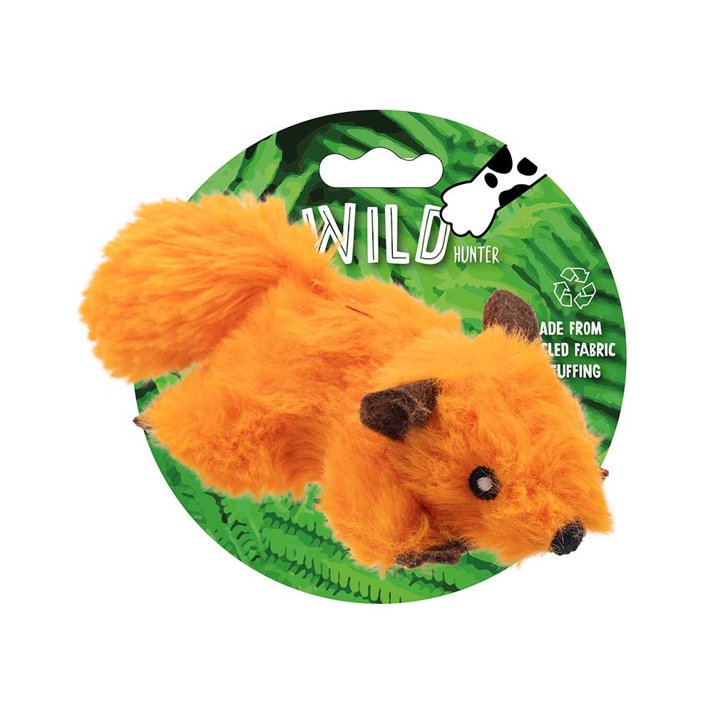 Wild Hunter Fox Cat Toy With Catnip