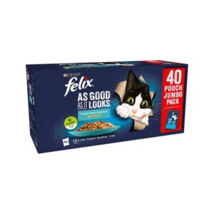 FELIX AGAIL Ocean Feasts in Jelly, Jumbo Pack 40x100g