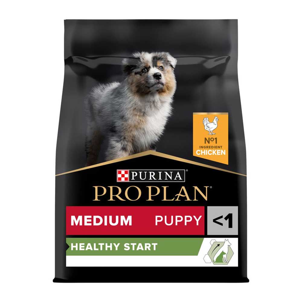 PRO PLAN Medium Puppy Healthy Start Chicken Dry Dog Food, 3kg