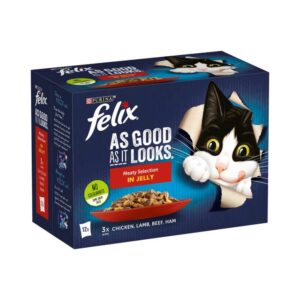 FELIX AGAIL Meaty Selection in Jelly Pouch, 12x100g