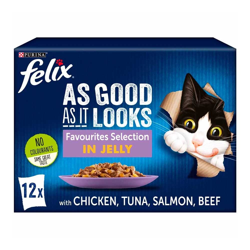Felix Agail Favourites In Jelly, Multipack 12x100g