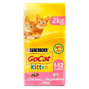 GO-CAT Kitten Chicken & Vegetable Cat Food, 2kg