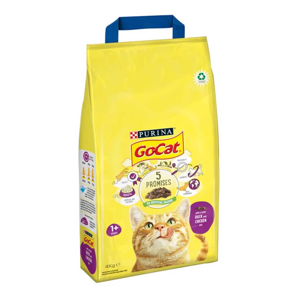 Go Cat Chicken & Duck Adult Cat Food, 4kg