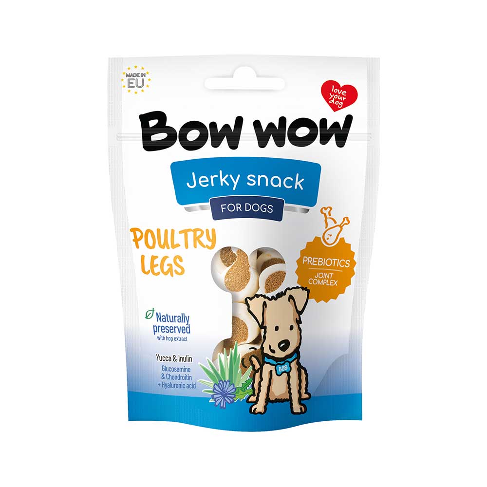Bow Wow Jerky Snack, Poultry Legs